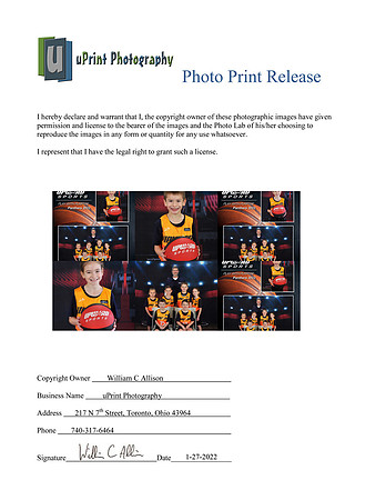 351-353 Photo Print Release
