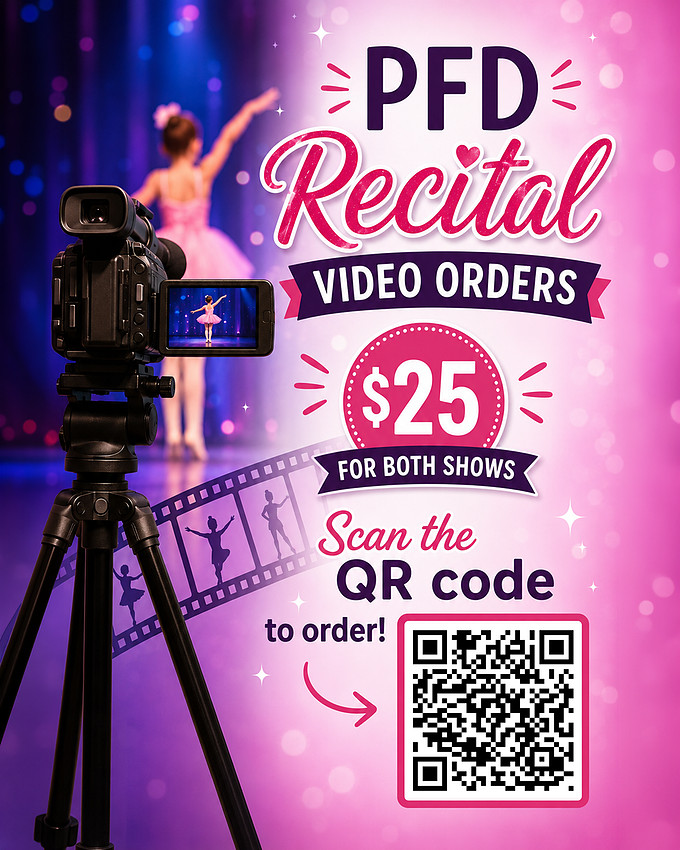 PFD Recital Video Flyer