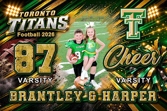 1960 Brantley & Harper - Varsity Football