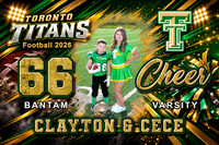 2064 Clayton & Cece - Bantam Football
