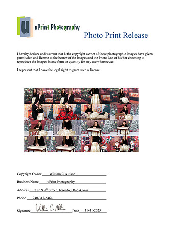 11013Photo Print Release