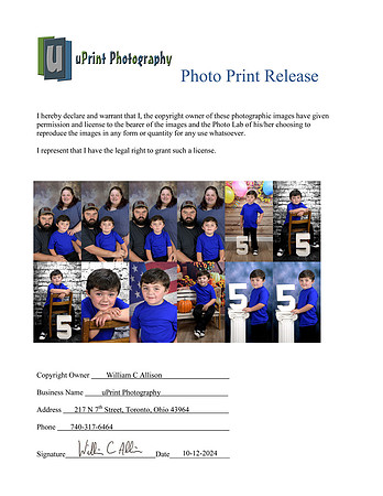 5448Photo Print Release